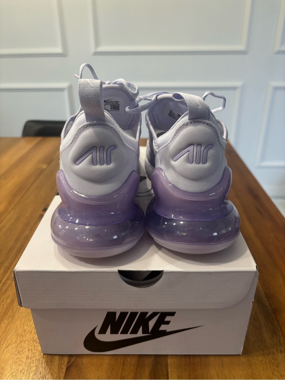 Nike Air Max 270 Amethyst Tint/White Casual Sneakers - Picture 4 of 6